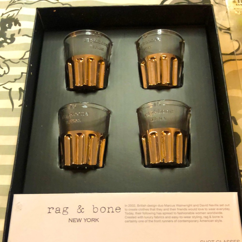 Rag and Bone shot glasses